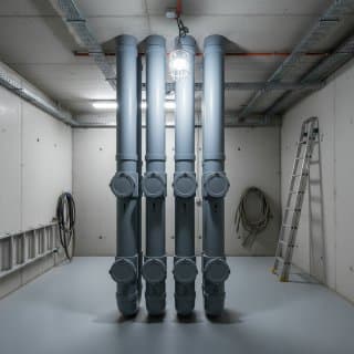 Засор стояка многоквартирного дома